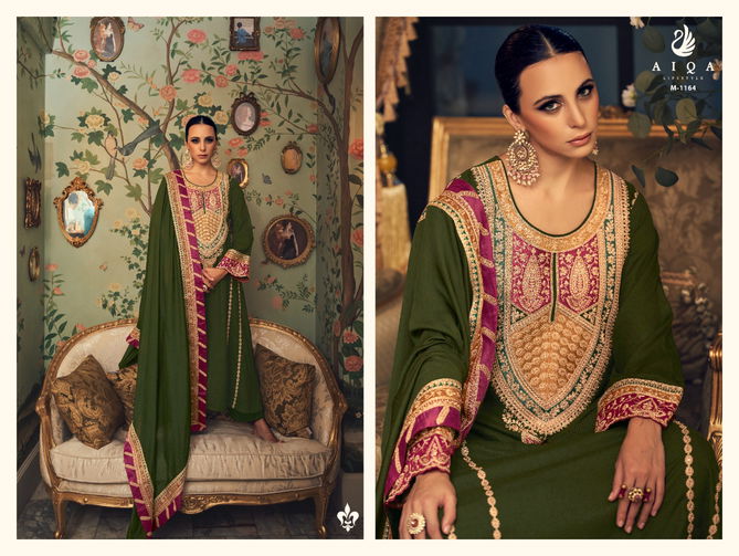 Dastak Vol 2 By Aiqa Wedding Wear Pashmina Salwar Kameez Wholesale Shop in Surat